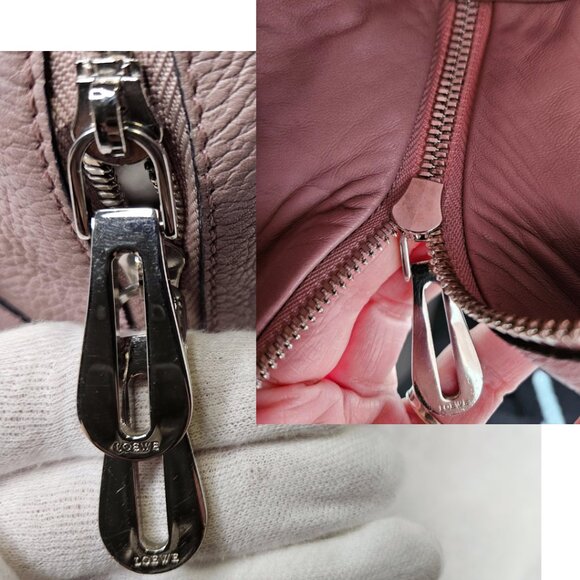 Authentic Loewe Calf Leather Amazona Bag in Mauve - Picture 13 of 16